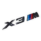 Emblema X3M spate portbagaj BMW, negru