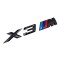 Emblema X3M spate portbagaj BMW, negru