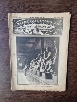 Ziarul Călătorilor și al Științelor Populare - nr 28/1913 - foto