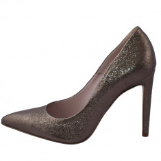 Pantofi dama, din piele naturala, marca Gino Rossi, DCG595-12-12-32, auriu 36 foto