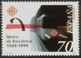 BC278, Spania 1999, serie aniversara metroul in Barcelona