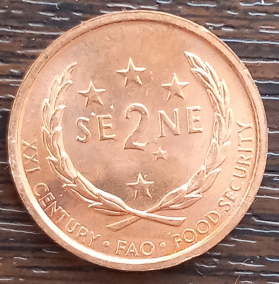 (M2168) MONEDA SAMOA - 2 SENE 2000 - FAO, STARE FOARTE BUNA, EXOTICA foto