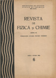 Rom&acirc;nia, Revista de Fizica si Chimie, seria B, nr. 6/1964