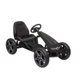 Kart Rosu Cu Pedale Pentru Copii, 3-7 Ani, Mercedes Benz Pedal Go Kart Black