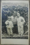 Mama cu baietii ei// foto tip CP