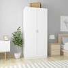 Gossi sifonier, alb, 90x52x200 cm, lemn prelucrat