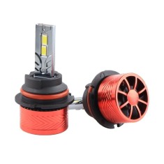 Set 2 LED-Uri Auto Techstar&reg; P14, 9007, 120W, 18000 Lumeni, 6000K, 12-24V, Unghi Fascicul 360&deg;, CSP 3570, Canbus, Radiator Aluminiu, Racire Cooling Te