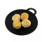 Placa de gratar rotunda din fonta cu manere, 30 cm Handy KitchenServ