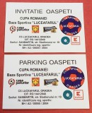 Invitatie + Parking meci fotbal "LUCEAFARUL" ORADEA - ASTRA GIURGIU (&rdquo;16&rdquo;-imile Cupei Rom&acirc;niei 27.09.2018)