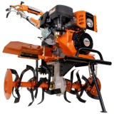 Cumpara ieftin Motosapatoare RURIS 751KS, 9.5 CP, Benzina, roti cauciuc 5.00-10, rarita, plug reversibil rev1 si roti metalice 400 fara manicot, contragreutati