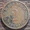 (M2475) MONEDA GERMANIA - 2 PFENNIG 1908, LIT. G, TIRAJ MIC, MAI RARA