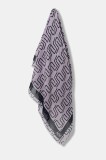 MM eșarfă cu amestec de l&acirc;nă NEVADA culoarea violet, cu model, 2526546018600
