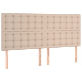 Cumpara ieftin Tablie de pat Cappuccino 180x5x118/128 cm piele ecologica