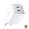 Incarcator Retea Anker 521 Nano Pro 40W 3A 2 x USB-C Alb A2038G21