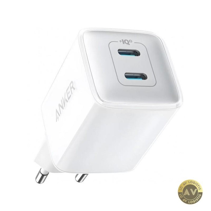 Incarcator Retea Anker 521 Nano Pro 40W 3A 2 x USB-C Alb A2038G21