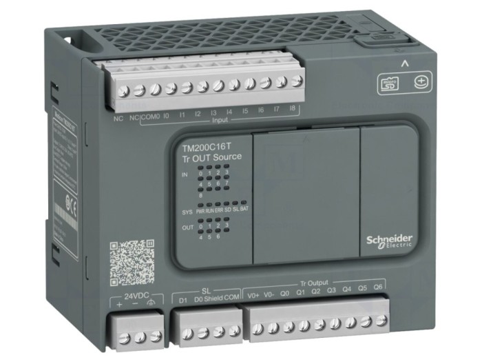 Controler Programabil PLC 24VDC, 7 Outputuri, 9 Inputuri, IP20