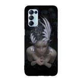 Husa compatibila cu Oppo A54 5G model Anime fantasy girl, Silicon, TPU, Viceversa, Transparent, Carcasa