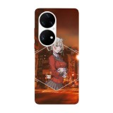 Husa compatibila cu Huawei Nova 8i model Kirari Momobami Kakegurui, Silicon, TPU, Viceversa, Transparent, Carcasa