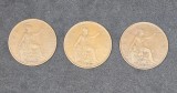One Penny 1929 + 1930 + 1931