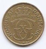 Danemarca 1 Coroană 1939 - Christian X, Bronz aluminiu, 25,5 mm, KM-824