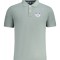 Tricou polo barbati, cu imprimeu cu logo, Regular fit, Verde, S