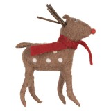 Cumpara ieftin Figurina Ren textil multicolor 14x4x19 cm