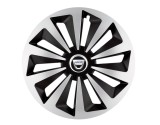 Cumpara ieftin Set 4 capace roti Fox Gri-Negru R16 pentru gama auto Dacia, Autohelix MSA
