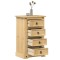 vidaXL Noptieră Corona, 53x39x84 cm, lemn masiv de pin 4005660