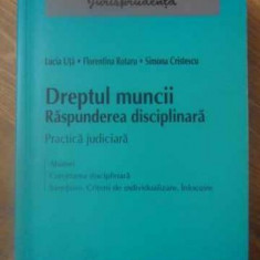 DREPTUL MUNCII. RASPUNDEREA DISCIPLINARA-L. UTA, F. ROTARU, S. CRISTESCU