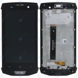 Capacul frontal al modulului de afișare Blackview BV8000 Pro + LCD + digitizer negru