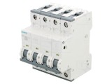 &Icirc;ntrerupător de supracurent 2A 4 poli 6kA - MCB SIEMENS