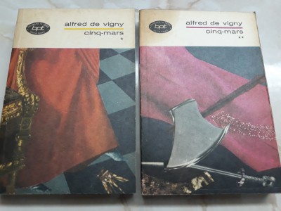 Cinq Mars - Alfred de Vigny 2 volume foto