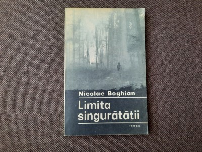 Limita Singuratatii - Nicolae Boghian rf1/1 foto