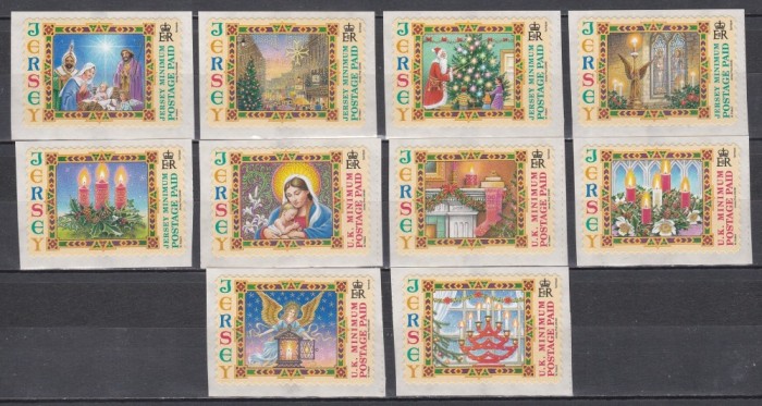 Jersey 2004 - Crăciun - Autoadezive, MNH
