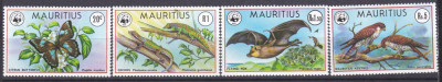 DB1 Fauna WWF Mauritius 1978 4 v. MNH foto