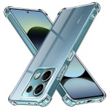 Husa Xiaomi Redmi Note 14S Asteroid GSM Shockproof Clear Silicone, transparenta