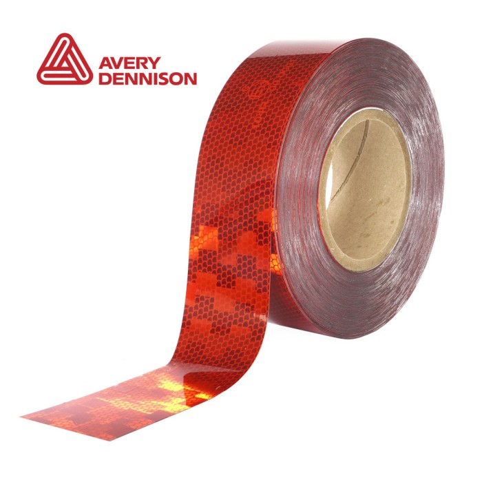 Banda Reflectorizanta Avery Rosu 50.8Mmx50M Ece 104