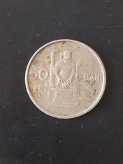 Moneda 50 Bani 1955 Romania foto