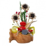 Aranjament ulcior mic cu flori Zilan EXT10392