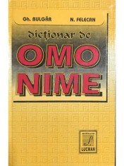 Gh. Bulgar - Dictionar de omonime (Editia: 1999) foto