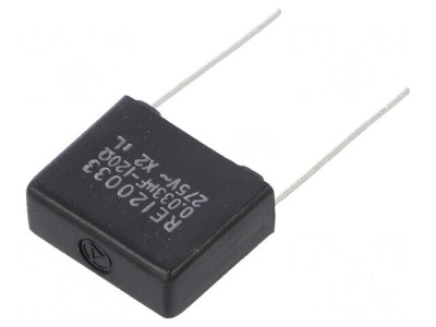 Filtru RC 0,033uF THT 16x13,5x6mm Condensator X2 Raster 14mm foto