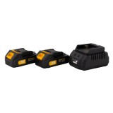 Set incarcator 20V cu acumulator 20V/2Ah RCB-20V ROTOR Innovative ReliableTools