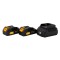 Set incarcator 20V cu acumulator 20V/2Ah RCB-20V ROTOR Innovative ReliableTools