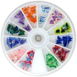 Decora&Aring;&pound;iuni 3D Fimo - fluture, INGINAILS