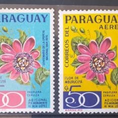 Paraguay 1970 plante ,flori flora plante serie 4v mnh