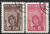 B0161 - Albania 1960 - Ziua femeii 2v.stampilate,serie completa, Stampilat