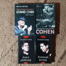 4 vol. Leonard Cohen (biografii, romane: Joaca preferată, Frumoșii învinși etc.)
