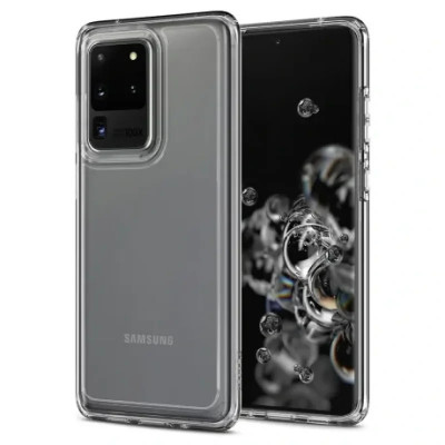 Husa Spigen Ultra Hybrid pt. Samsung Galaxy S20 Ultra Crystal Clear foto