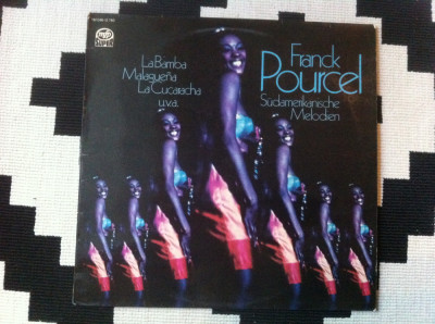Franck Pourcel Sudamerikanische melodien disc vinyl lp muzica latin pop jazz VG foto