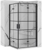 Cabina dus Rea Molier Black Double 80x90